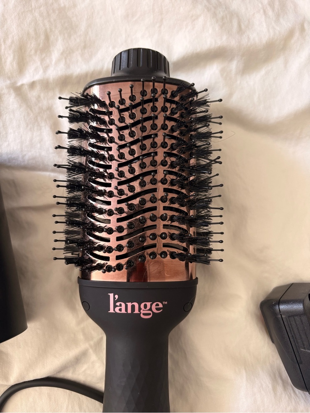 Lange Rose Gold and Black Hot Air Styling Brush